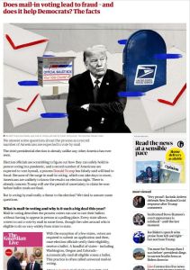 Does mail-in voting lead to fraud &ndash; and does it help Democrats? The facts